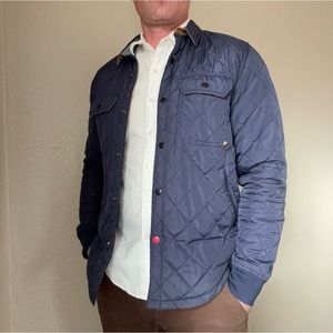 CPO Provisions Quilted Shacket with elbow patches